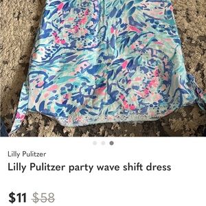 Lilly Pulitzer Colorful Wave Print Dress